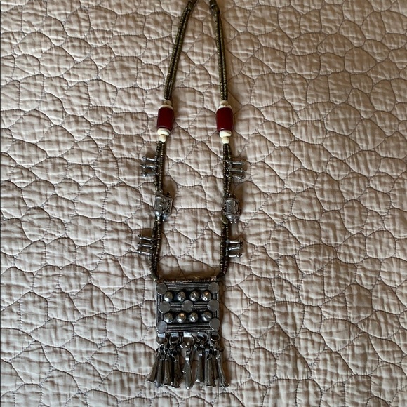 Handcrafted, artistic, silver necklace - Picture 3 of 13